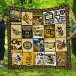 ncaa georgia tech yellow jackets quilt blanket 90 d2352532