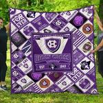 ncaa holy cross crusaders 3d customized personalized quilt blanket 1556 d2320253