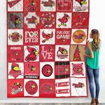 ncaa illinois state redbirds 3d customized personalized quilt blanket 1381 d2313024