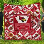 ncaa illinois state redbirds quilt blanket 1380 d2350631