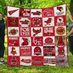 ncaa illinois state redbirds quilt blanket 1381 d2350546
