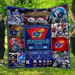 ncaa kansas jayhawks quilt blanket 321 d2354564