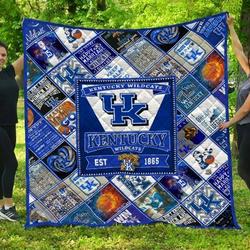 Ncaa Kentucky Wildcats 3D Customized Personalized Quilt Blanket #905