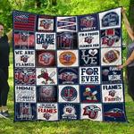 ncaa liberty flames 3d customized personalized quilt blanket 1186 d2319465