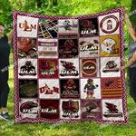 ncaa louisiana monroe warhawks 3d customized personalized quilt blanket 1481 d2318806