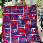 ncaa louisiana tech bulldogs quilt blanket 1253 d2354588