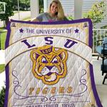 ncaa lsu tigers 3d customized personalized quilt blanket 919 d2319966