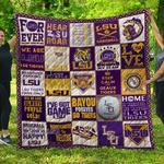 ncaa lsu tigers 3d customized personalized quilt blanket 937 d2318950