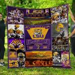ncaa lsu tigers quilt blanket 917 d2354522