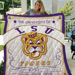 ncaa lsu tigers quilt blanket 919 d2350733