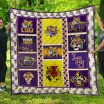 ncaa lsu tigers quilt blanket 933 d2352331