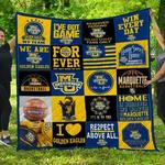 ncaa marquette golden eagles 3d customized personalized quilt blanket 1224 d2320023