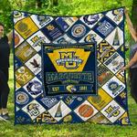 ncaa marquette golden eagles 3d customized personalized quilt blanket 1225 d2318899