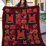 ncaa maryland terrapins quilt blanket 460 d2354566