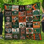 ncaa miami hurricanes 3d customized personalized quilt blanket 135 d2319117