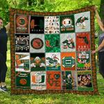 ncaa miami hurricanes 3d customized personalized quilt blanket 141 d2319810