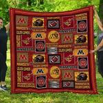 ncaa minnesota golden gophers 3d customized personalized quilt blanket 485 d2320038