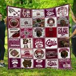 ncaa montana grizzlies quilt blanket 1503 d2350793