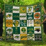 ncaa north dakota state bison quilt blanket 1442 d2350504