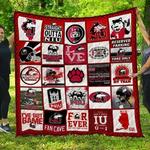 ncaa northern illinois huskies 3d customized personalized quilt blanket 1355 d2319123