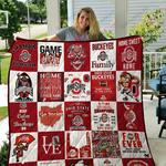 ncaa ohio state buckeyes quilt blanket 519 d2354552