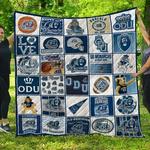 ncaa old dominion monarchs 3d customized personalized quilt blanket 1307 d2320841