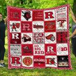 ncaa rutgers scarlet knights 3d customized personalized quilt blanket 562 d2319344