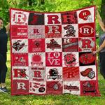 ncaa rutgers scarlet knights 3d customized personalized quilt blanket 563 d2319715
