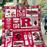 ncaa rutgers scarlet knights quilt blanket 558 d2352281