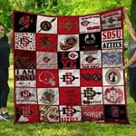 ncaa san diego state aztecs 3d customized personalized quilt blanket 1427 d2319084