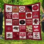 ncaa san diego state aztecs 3d customized personalized quilt blanket 1428 d2318992