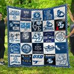 ncaa san diego toreros 3d customized personalized quilt blanket 1501 d2318759