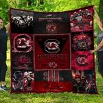 ncaa south carolina gamecocks 3d customized personalized quilt blanket 1009 d2319570