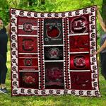ncaa south carolina gamecocks 3d customized personalized quilt blanket 994 d2319804