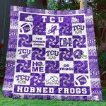 ncaa tcu horned frogs quilt blanket 370 d2352243
