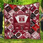 ncaa temple owls 3d customized personalized quilt blanket 1134 d2319737