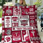 ncaa troy trojans quilt blanket 1488 d2352401