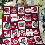 ncaa troy trojans quilt blanket 1490 d2350401