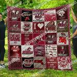 ncaa umass minutemen quilt blanket 1178 d2350971
