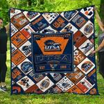 ncaa utsa roadrunners quilt blanket 1596 d2352389