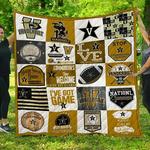 ncaa vanderbilt commodores quilt blanket 1048 d2352266