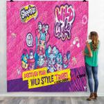 netflix movie shopkins wild n 3d customized personalized quilt blanket d2324994