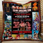never forget that the bond between a dad and son dragon ball bt quilt d2384154