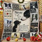 never forget who you are border collie quilt blanket d2355953