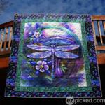 night glowing dragonfly quilt blanket ylh5 quilt d2321624