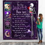 nightmare daughter dad wrap yourself consider it big hug personalized quilt perfect gift idea funny