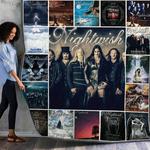 nightwish albums cover poster quilt blanket d2351308