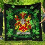 norman ireland irish celtic shamrock knot circle jfj10614 3d customized quilt 2707 d2313427