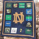 notre dame fighting irish ver3 blanket th1507 quilt d2357253