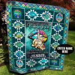 november hippie girl personalized quilt blanket bbb280561sm d2356520